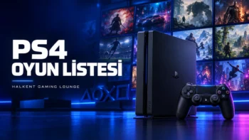 PS4 Oyun Listesi - Halkent Gaming Lounge, PlayStation 4 konsolu ve DualShock kumanda