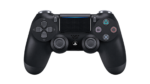 Sony DualShock 4 V2 siyah oyun kolu ön görünüm