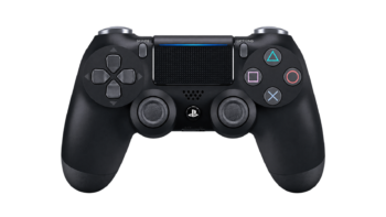 Sony DualShock 4 V2 siyah oyun kolu ön görünüm