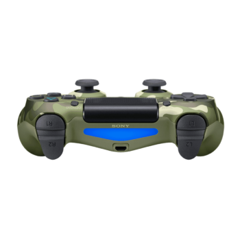 Sony DualShock 4 V2 yeşil kamuflaj üst görünüm