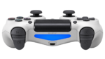 PS4 DualShock V2 beyaz oyun kolu üst görünüm