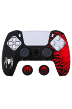 Ps5 Dualsense Spider-Man Koruyucu Silikon Kılıf + Analog Silikon Koruyucu - Bronz