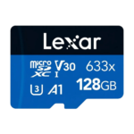 Lexar Blue 633x 128 GB microSDXC Hafıza Kartı + SD Adaptör – ikinci görünüm