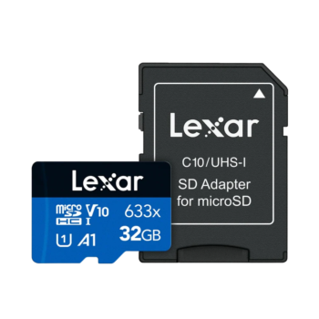 Lexar Blue 633x 32 GB microSDHC Hafıza Kartı + SD Adaptör – ikinci görünüm