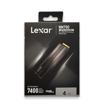 Lexar NM790 4 TB PCIe 4.0 NVMe SSD – Soğutuculu – ürün görünümü