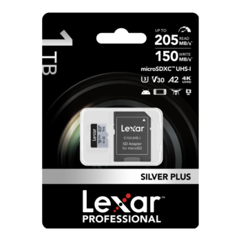 Lexar Silver Plus 1 TB microSDXC UHS-I V30 A2 Hafıza Kartı – ürün görünümü