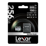 Lexar Silver Plus 256 GB microSDXC UHS-I V30 Hafıza Kartı – ürün görünümü