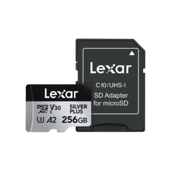 Lexar Silver Plus 256 GB microSDXC UHS-I V30 Hafıza Kartı – ikinci görünüm