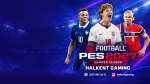 PS3 PES 2027 Halkent Gaming menü arka planı tasarımı