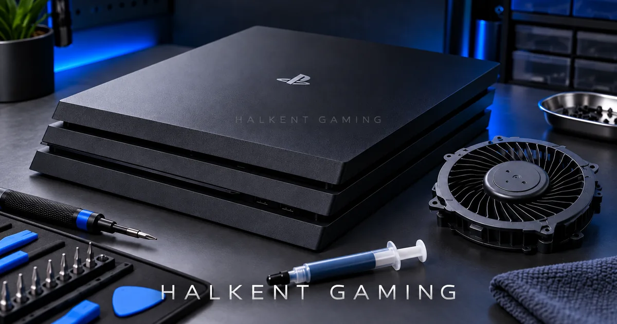 PS4 Fan Temizliği ve Termal Macun Yenileme — Halkent Gaming
