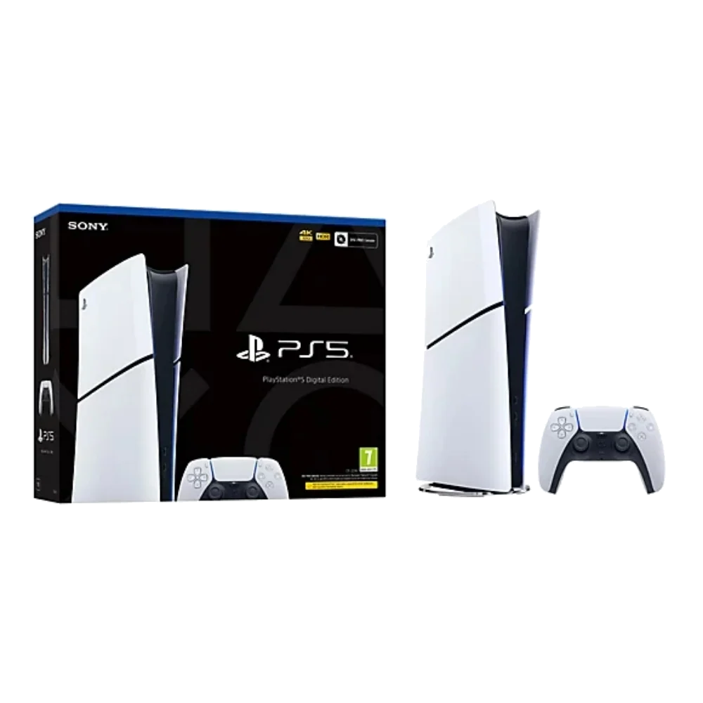 Sony PlayStation 5 Slim 1 TB Dijital – ürün görünümü Sony PlayStation 5 Slim 1 TB Dijital – ürün görünümü
